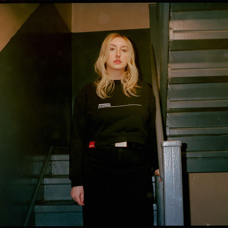 Signature Cropped Crew - Black